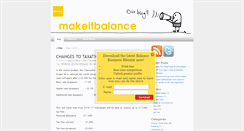 Desktop Screenshot of makeitbalance.co.uk